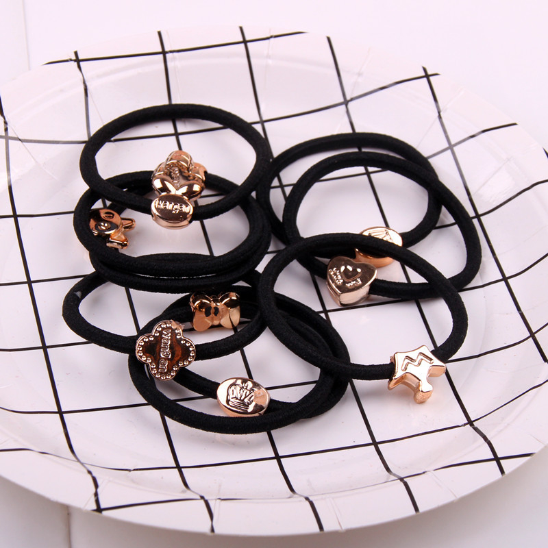 DOMMO - D6046  Ikat Rambut Karet Gelang Karakter Body Jewerly Aksesoris Wanita / Ikat Rambut Variasi / Ikat Rambut Simple / Ikat Rambut Import