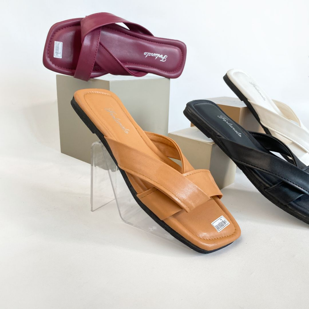 NEW SANDAL WANITA FLAT - JELITA