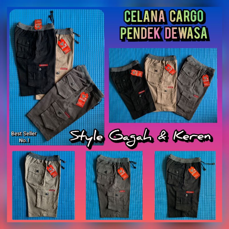 Celana Cargo Pendek Pria Dewasa Celana Pendek Cargo Pria Dewasa Exclusive Style