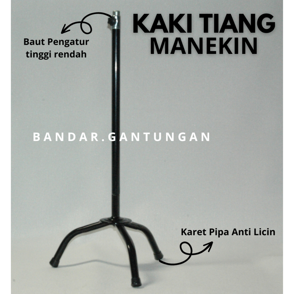 Kaki Besi Manekin Tiang Penyangga Patung / Kaki Display Patung/Stand Patung Manekin(BH)