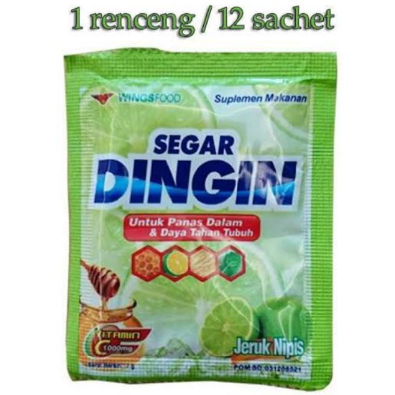 

SEGAR DINGIN C1000 [1renceng isi 12pcs] Jeruk nipis