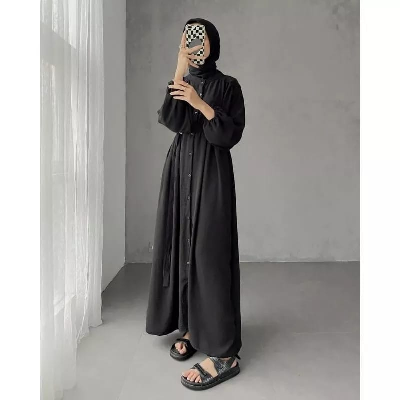 LOCA DRESS (SR016)  GAMIS FULL KANCING // GAMIS POLOS KATUN RAYON // GAMIS KEKINIAN