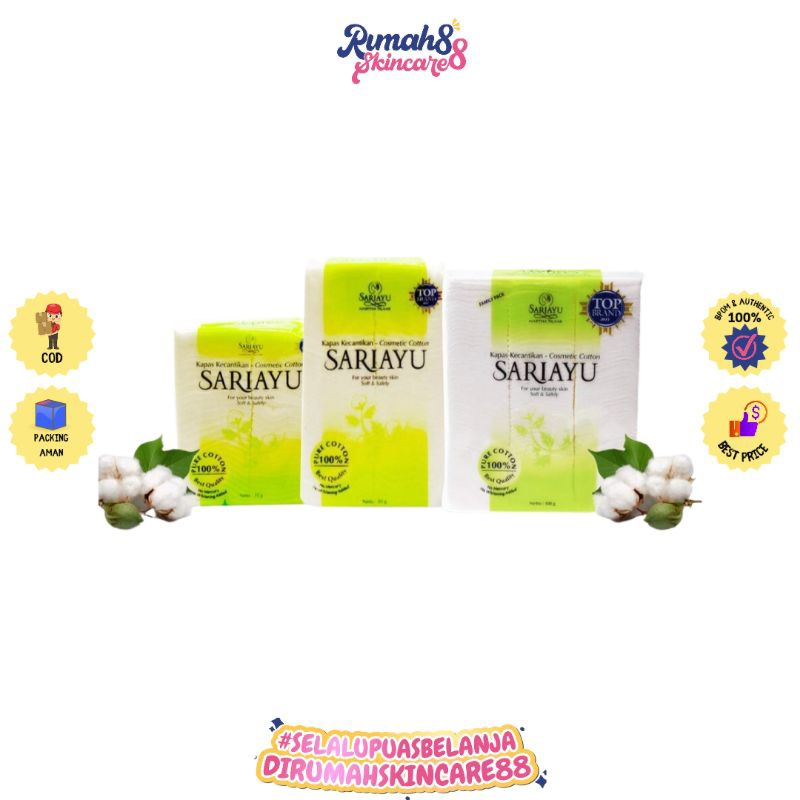 SARI AYU Facial Cotton Kapas Wajah Lembut Kecantikan 35gr | 50gr | 100gr