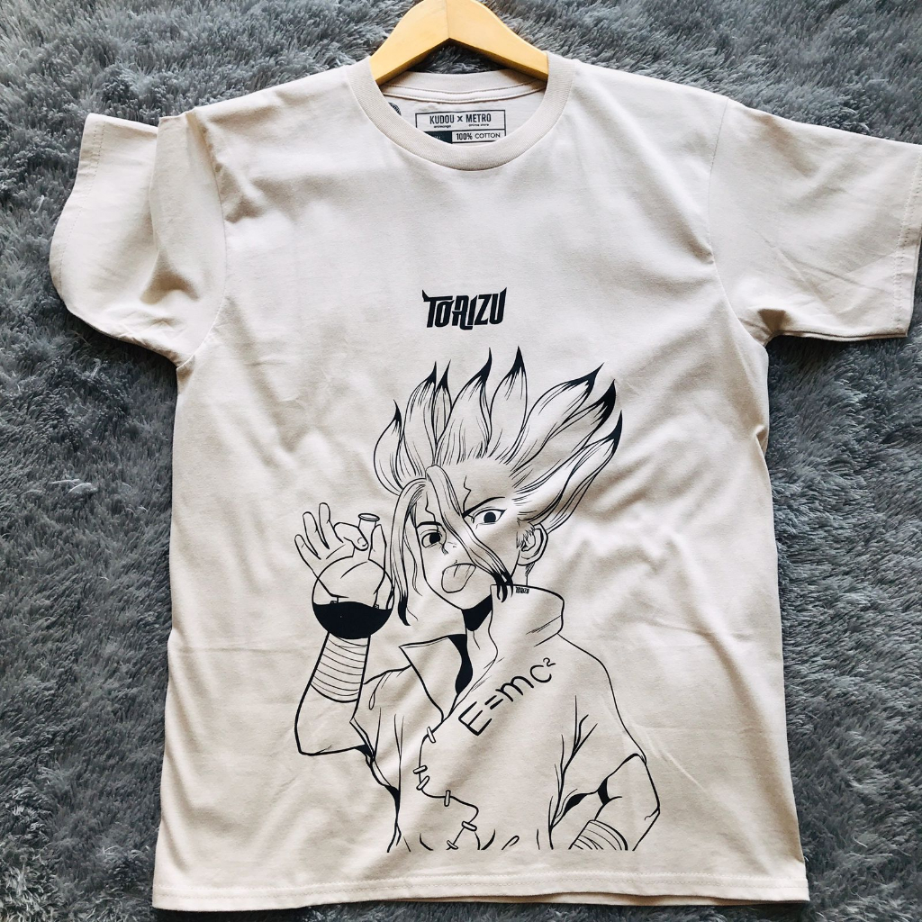 TORIZU Tshirt Senku Ishigami Chemical Cream Anime Manga Premium Unisex