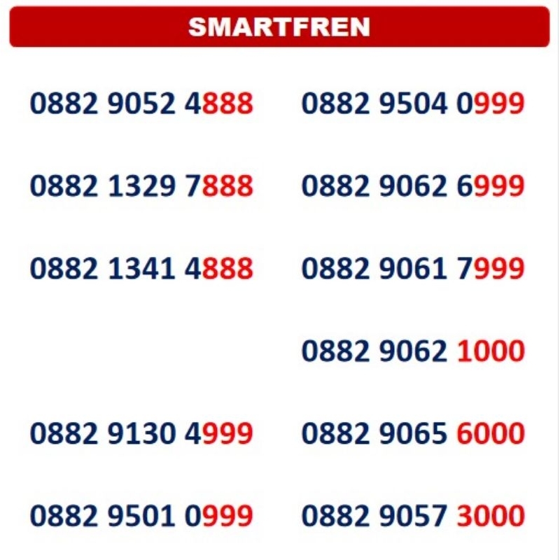 nomor cantik smartfren murah meriah