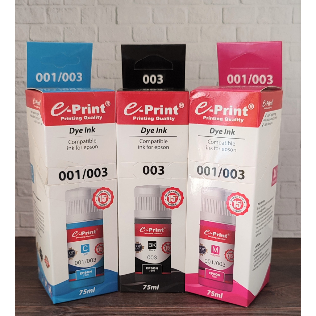 Tinta e-Print Epson T 001 / 003