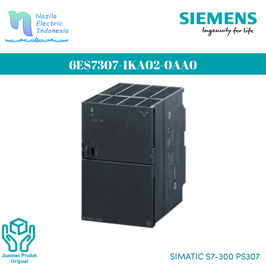 Siemens Simatic 6ES7 307 / 6ES7307-1KA02-0AA0 S7-300 PS307 24V 10A