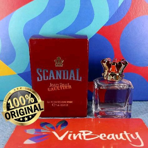 Miniatur Parfum OriginaL JPG ScandaL EDT Pour Homme 7 ml Murah