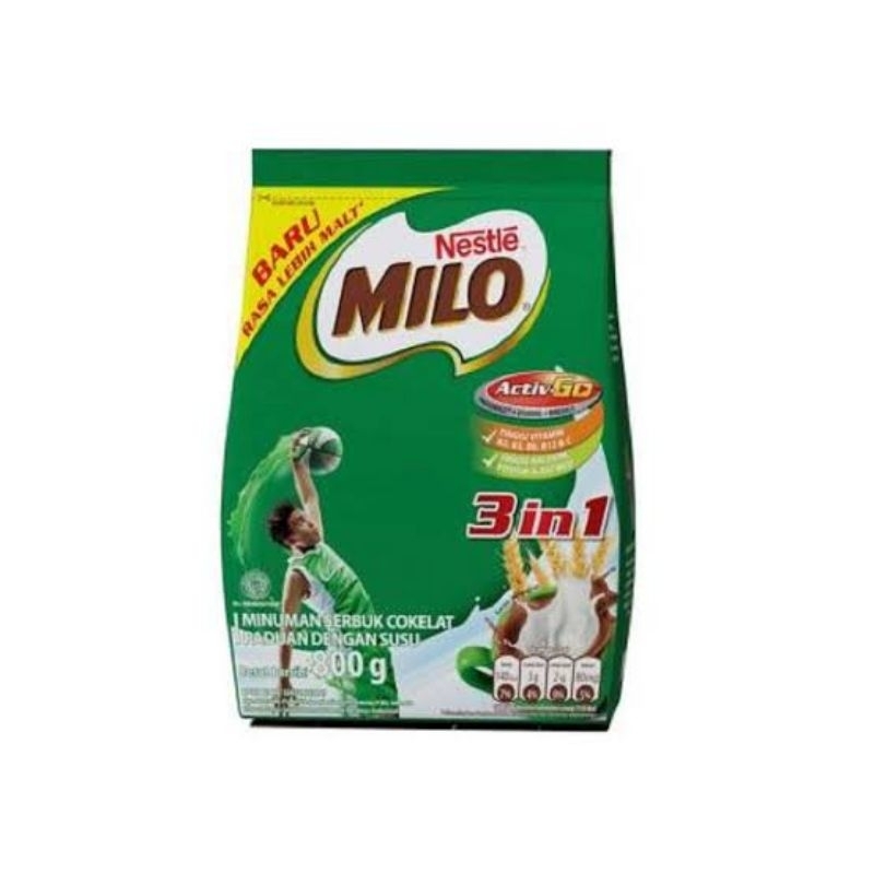 

Milo 3 in 1 active go 1kg 1 dus isi 12