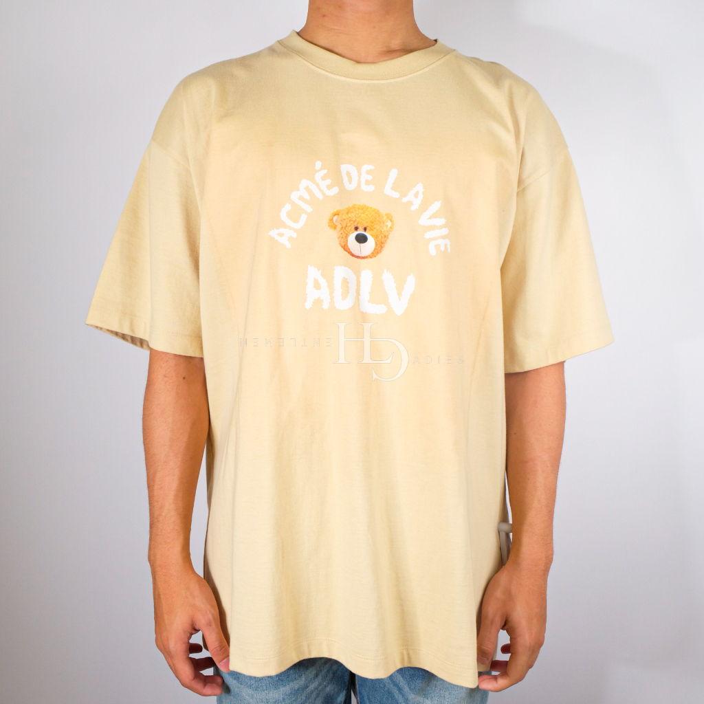 ADLV Teddy Bear Tee Black - Beige 100% Authentic