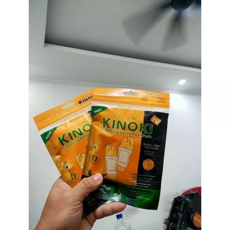 `ღ´ PHINKL `ღ´ Kinoki Gold per 10 sachet Herbal angkat nyeri di kaki koyo herbal untuk mengeluarkan racun