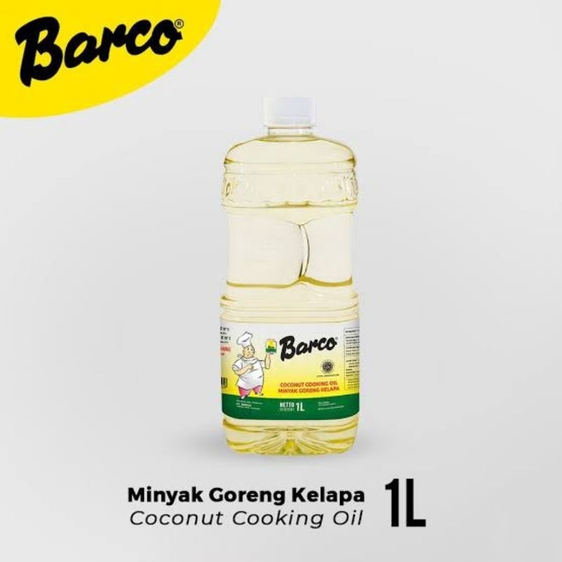 

minyak kelapa barco 1 liter botol