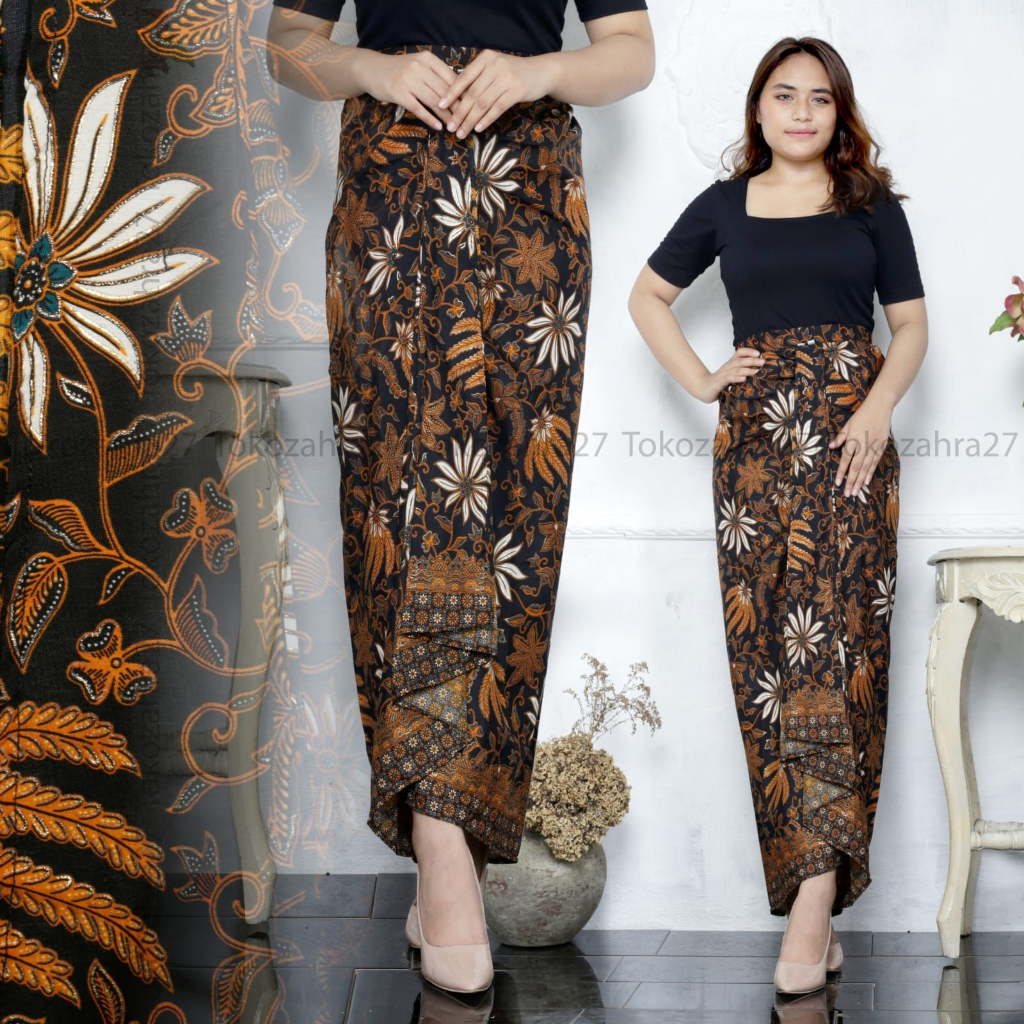 Rok Rempel Batik Pinggang Karet Jumbo MOTIF PISANG