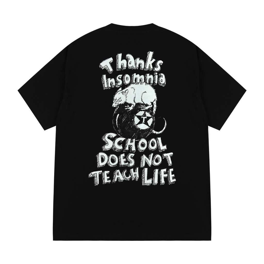 Tshirt Leisha Black Thanksinsomnia Kaos Distro Original Tshirt Pria Wanita Kaos Oversize