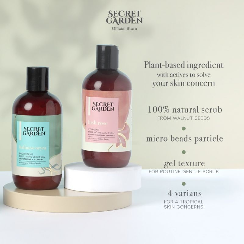 SECRET GARDEN EXFOLIATING BODY SCRUB GEL 250 ML