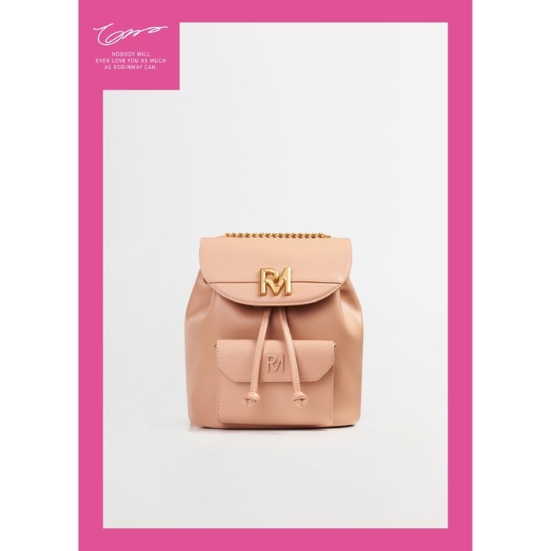 RANSEL SERUT ROBINMAY TAS SLING BAG ROBIN MAY RM ORIGINAL NEW PINK NUDE