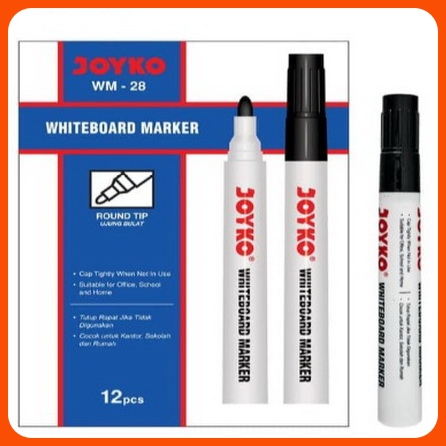 

spidol marker joyko whiteboard marker WM-28 HITAM