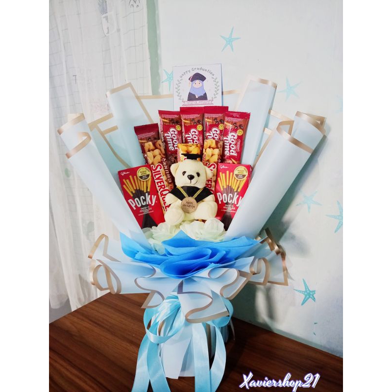

Buket Coklat Premium free boneka dan ucapan