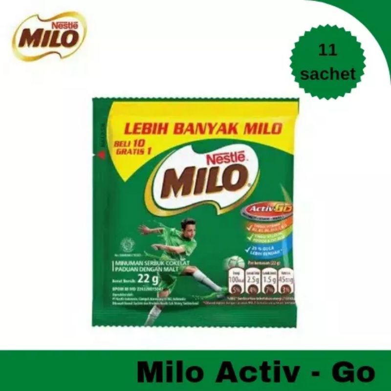 Susu Milo Sachet Per Renteng (10 Pcs)