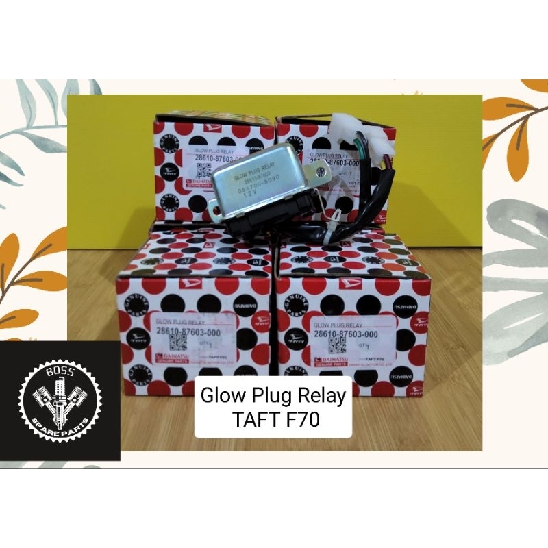 Glow Plug Relay Taft F70 Daihatsu