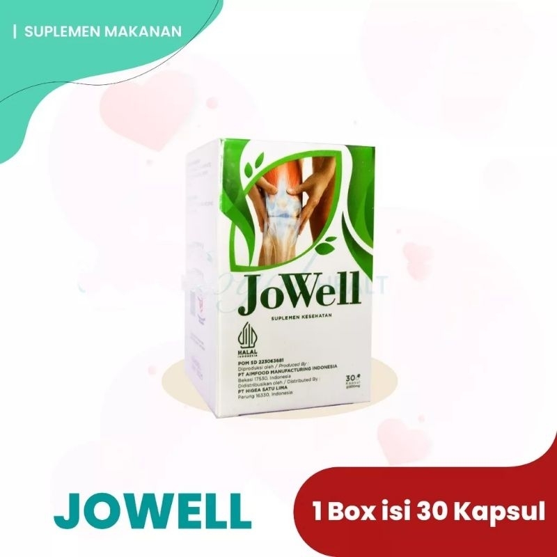 JOWELL BOX Isi 30Kapsul Untuk Membantu Menjaga Kesehatan Sendi