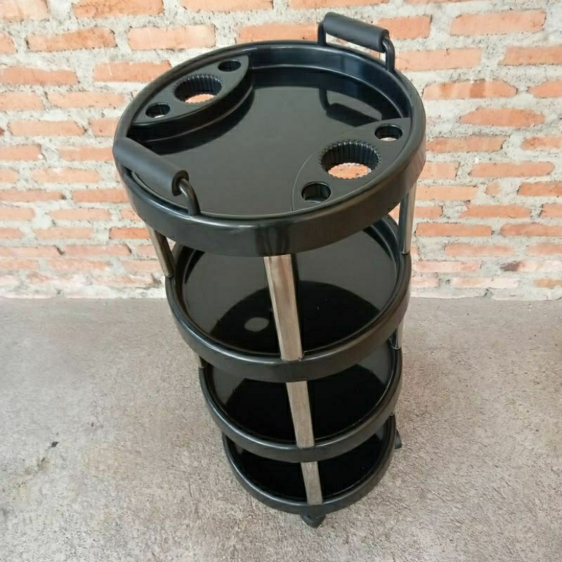 Rak Salon Kecantikan Termurah/Troli Kecantikan/Troli Salon 4 susun