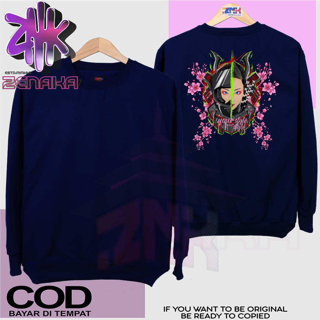 Sweater pria distro keren tebal warna cream keju Sweater pria distro tebal Switer cowok distro hitam putih anime terbaru Crewneck pria distro tebal terbaru distro bandung Crewneck pria oversize polos anime Crewneck wanita oversize korean style terbaru