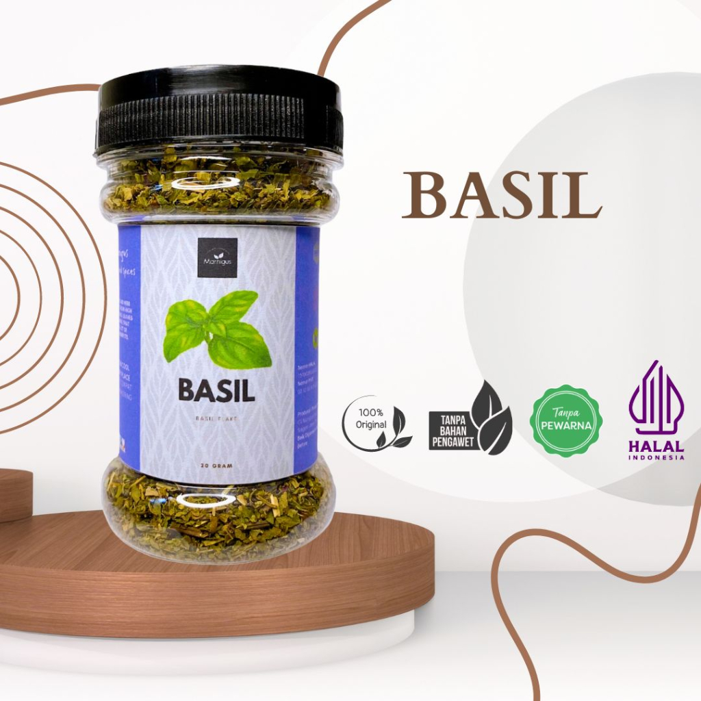 

BASIL / Basil Leaves Rempah Dapur dan Bumbu Masak Botol
