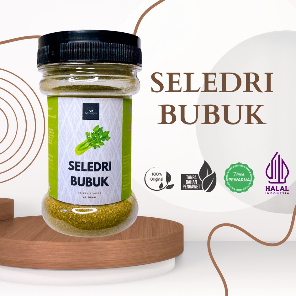 

SELEDRI BUBUK / Celery Powder Rempah Dapur dan Bumbu Masak Botol