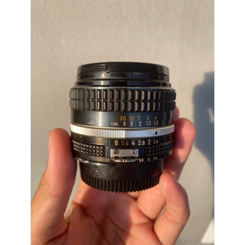 lensa manual nikon 50mm f1.4 ais