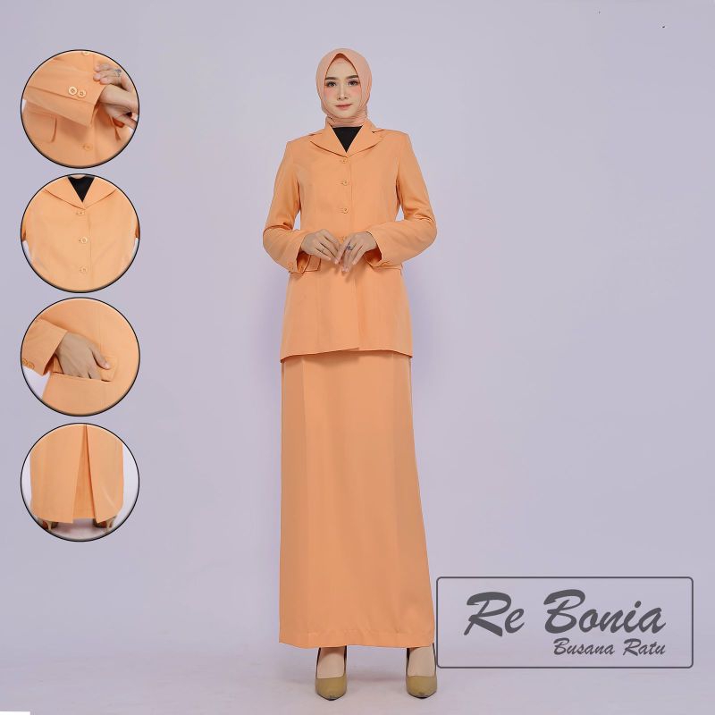 blezer re bonia/ seragam dharma wanita/ seragam dinas dharma wanita/ dharma wanita / baju kerja dina