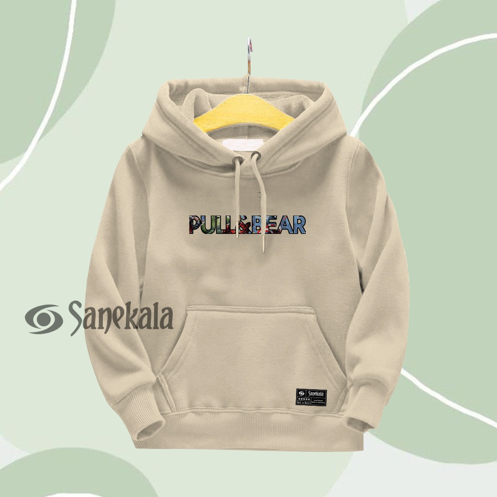 Terlaris Pull And Bear Hoodie Tebal Premium Wanita Pria Embos 3 D Oversize M - XXL