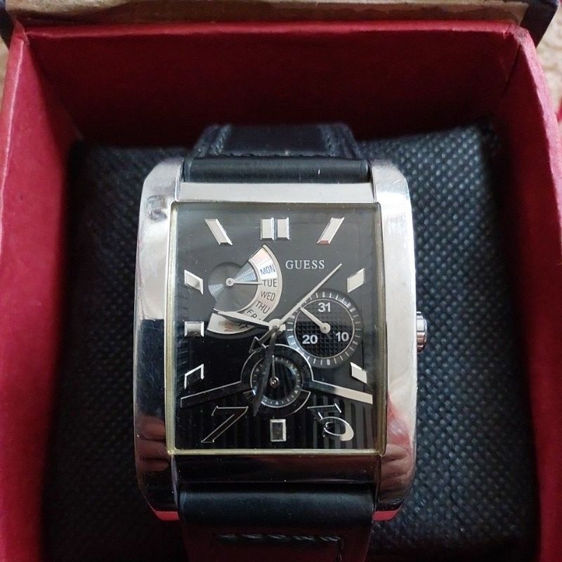 Jam tangan original GUESS Steel  preloved second bekas