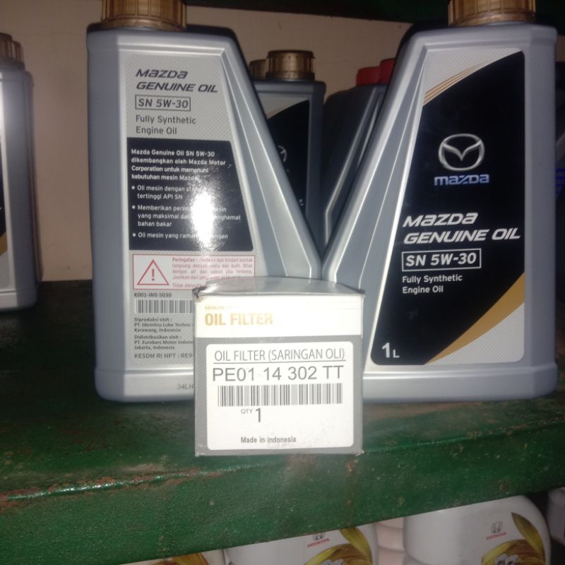 Paket ganti oli mazda 5w30 cx5 cx3 mazda 6 biante skyactiv