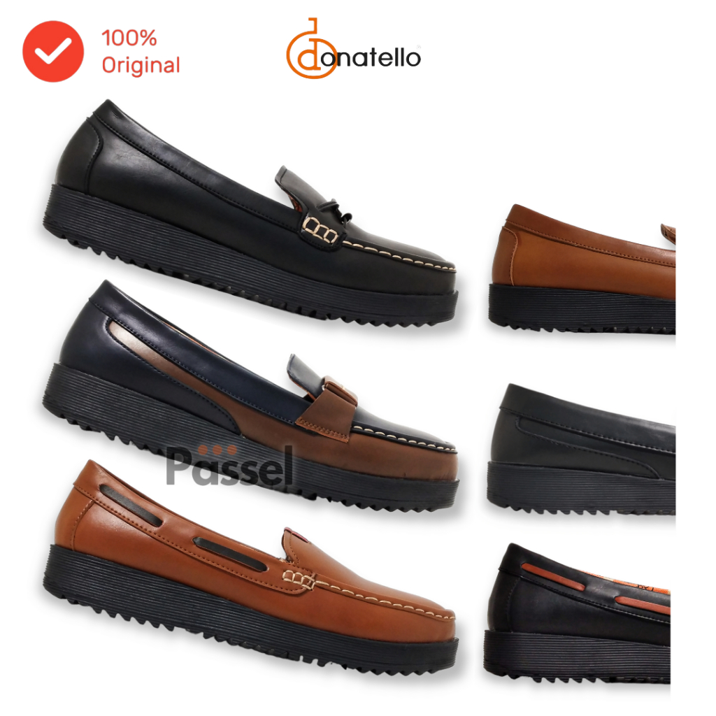 Donatello Sz. 36-40 Sepatu Loafers Wanita Kasual | WN30101 / WN30102 / WN30103