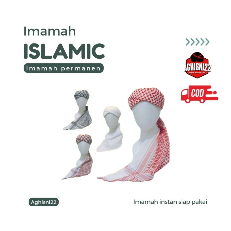Imamah peci sorban motif