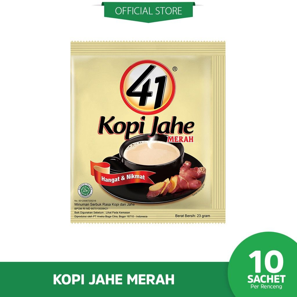 

KOPI Jahe plus Herbal Jahe Merah Sachet