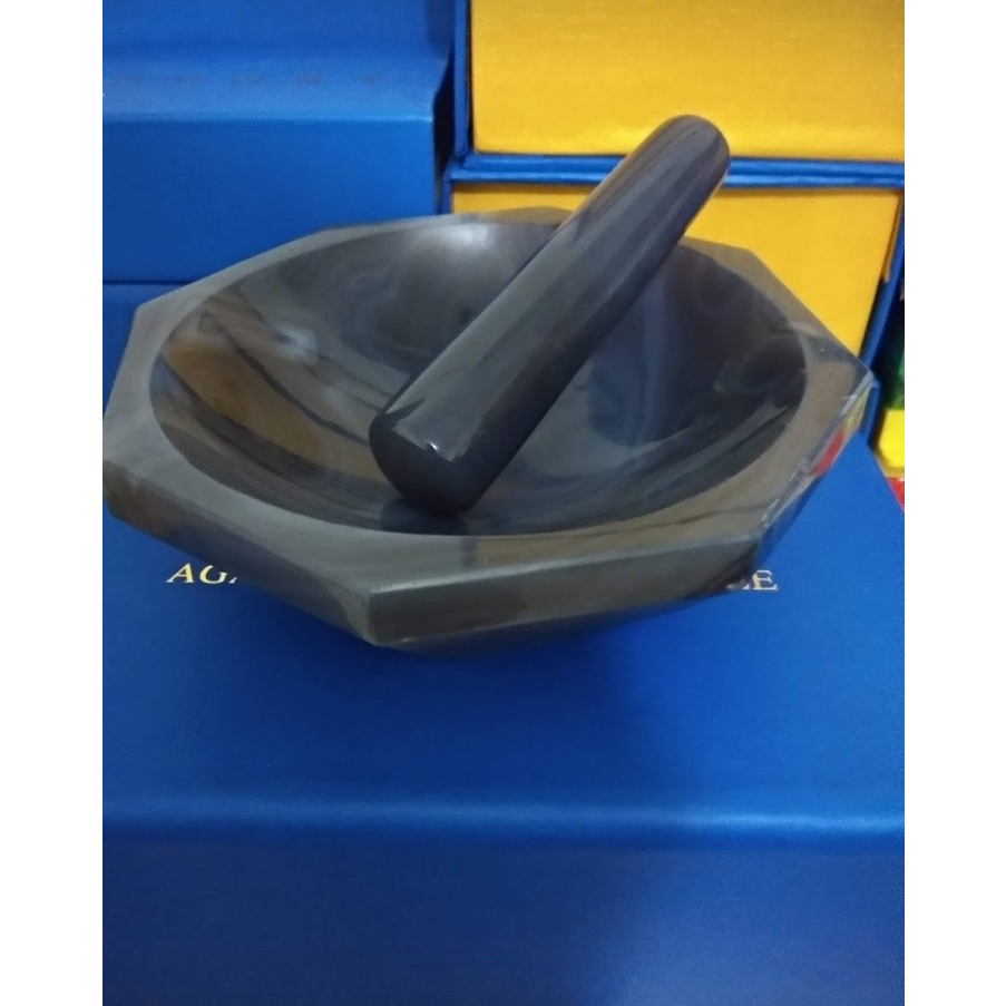 Agate Mortar 15cm