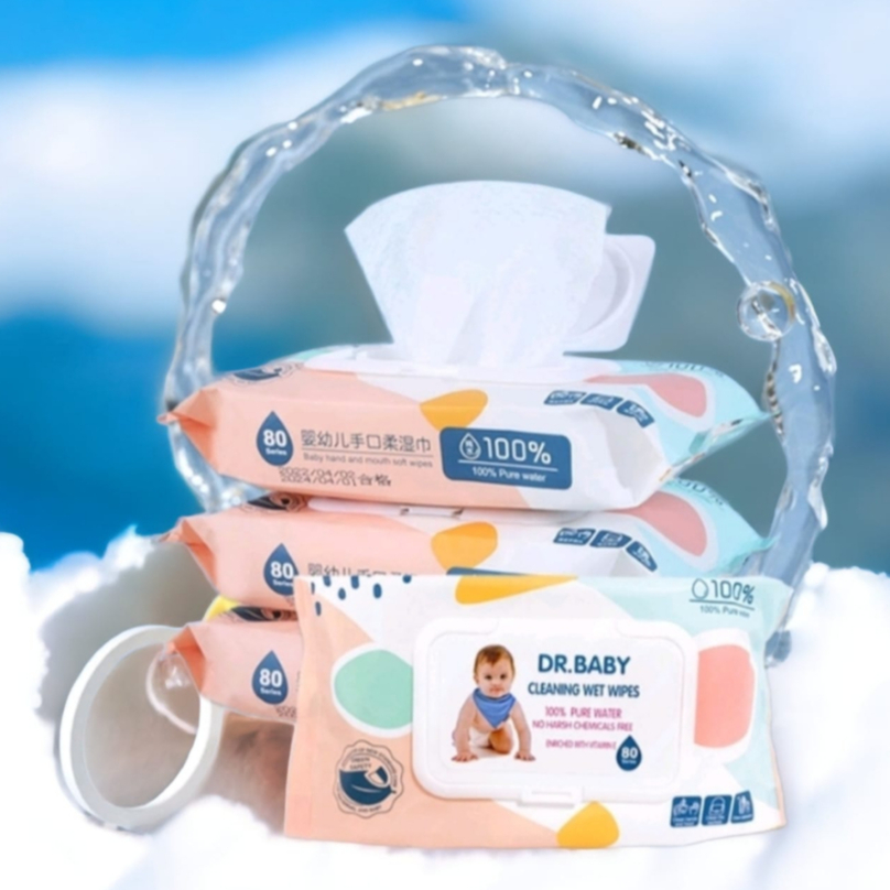 DreamHouse77 80s Tissue Basah bayi pure baby wipes non perfumed tisu basah bayi