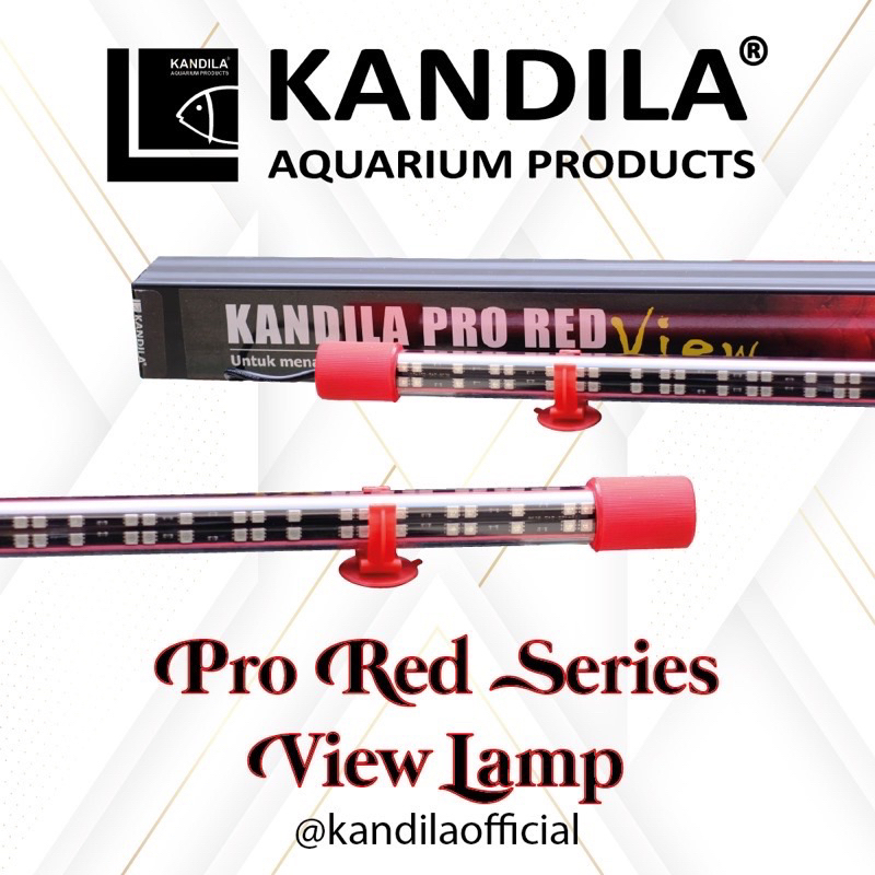 Kandila Pro Red Series View Lamp Lampu LED Aquarium lampu taning