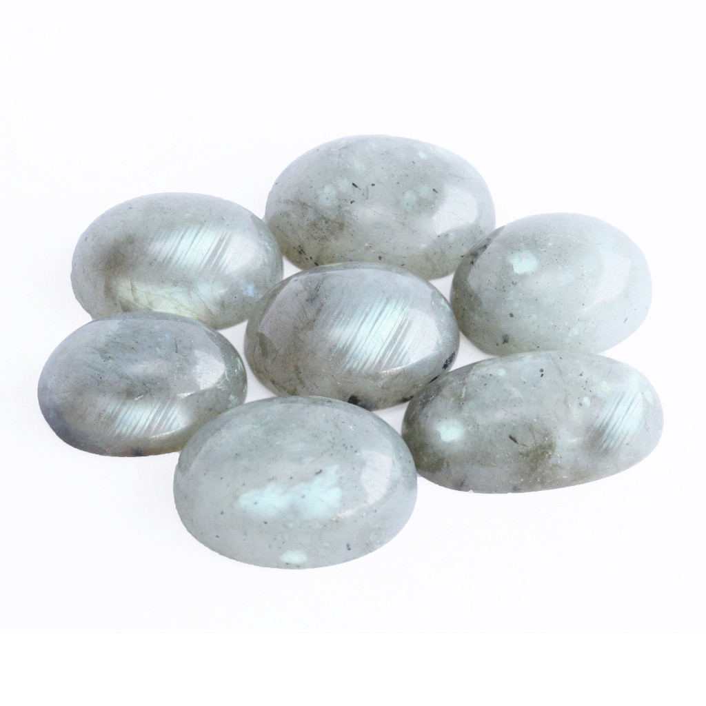 Natural Moonstone Blue Labrador Feldspar Batu Permata