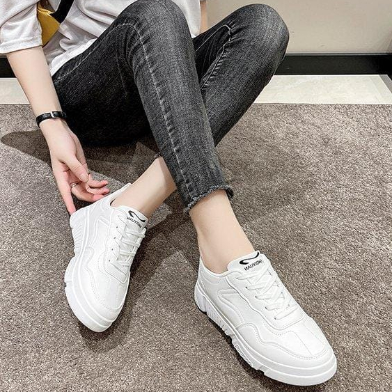 TBIG Size 35 - 42 Sepatu Sekolah MDYUAN Import Korea Style Santai Wanita Remaja