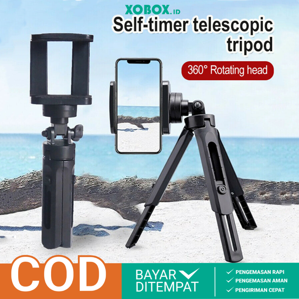 Tripod Support Mini + Holder U / Extendable braket Satoo penyangga kecil stabilizer kamera camera AH031 - XOBOX