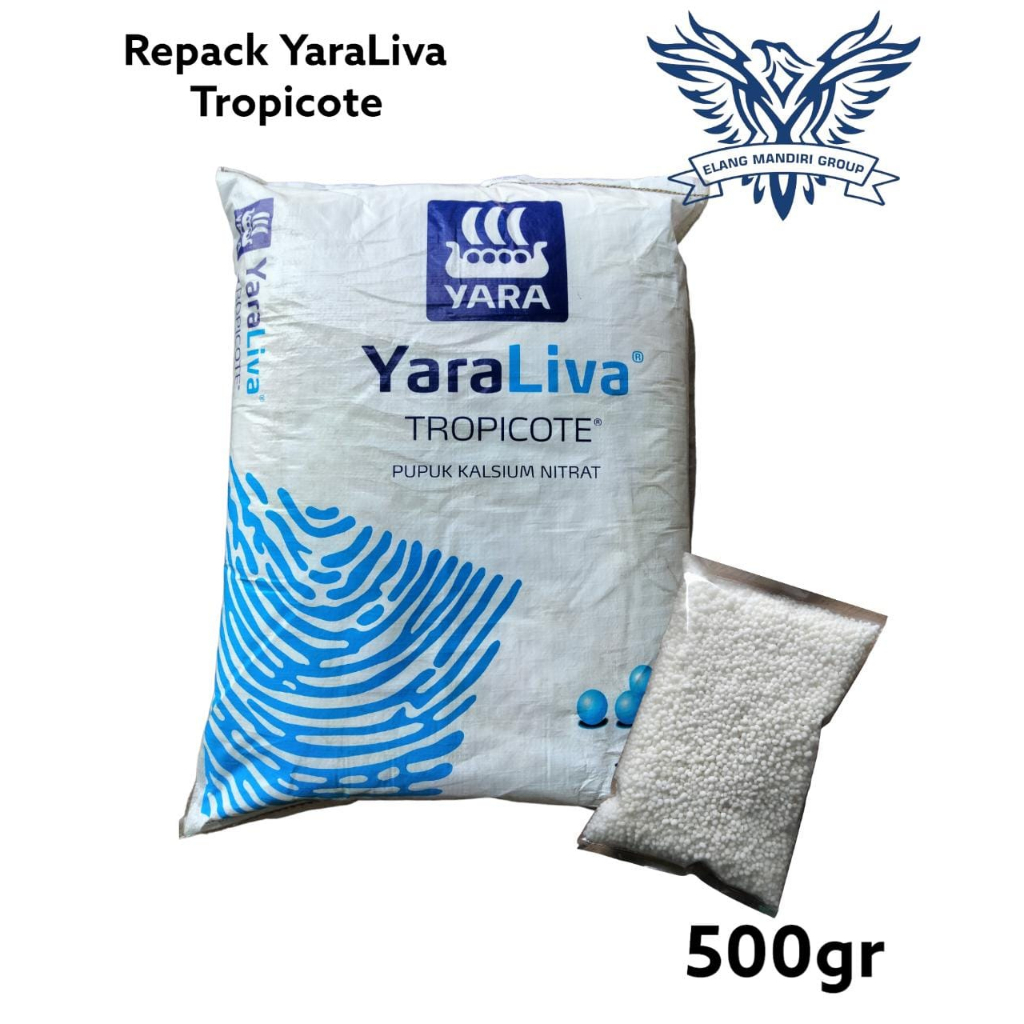 Repack YaraLiva TROPICOTE 500gr Pupuk Kalsium Nitrat Calnit Calcium