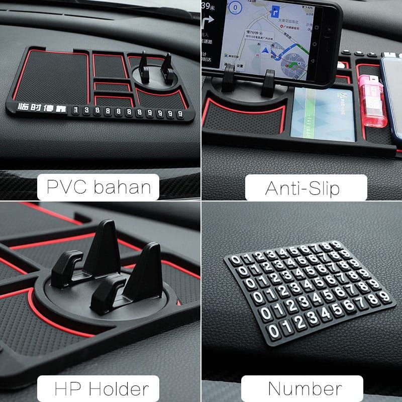 hokkiterus21 ANTI SLIP DASHBOARD anti jatuh handphone kunci karet