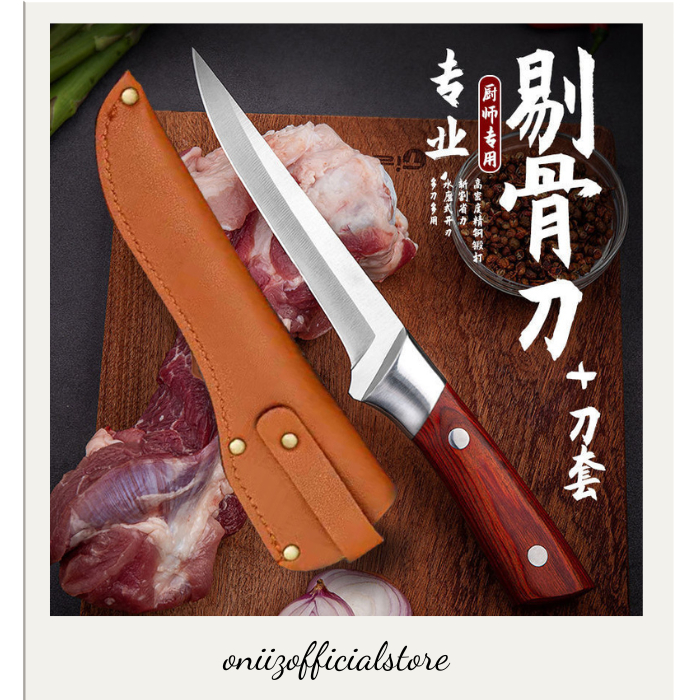 MONGOLIA JAPAN MULTI-PURPOSE STEEL KNIFE PRO/ Pisau Super Jepang/Pisau Boning Profesional/ Japanese 