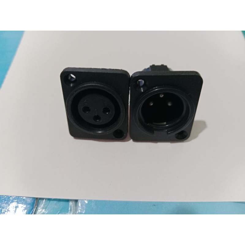 Soket body canon XLR cocok buat box snack mic male/female