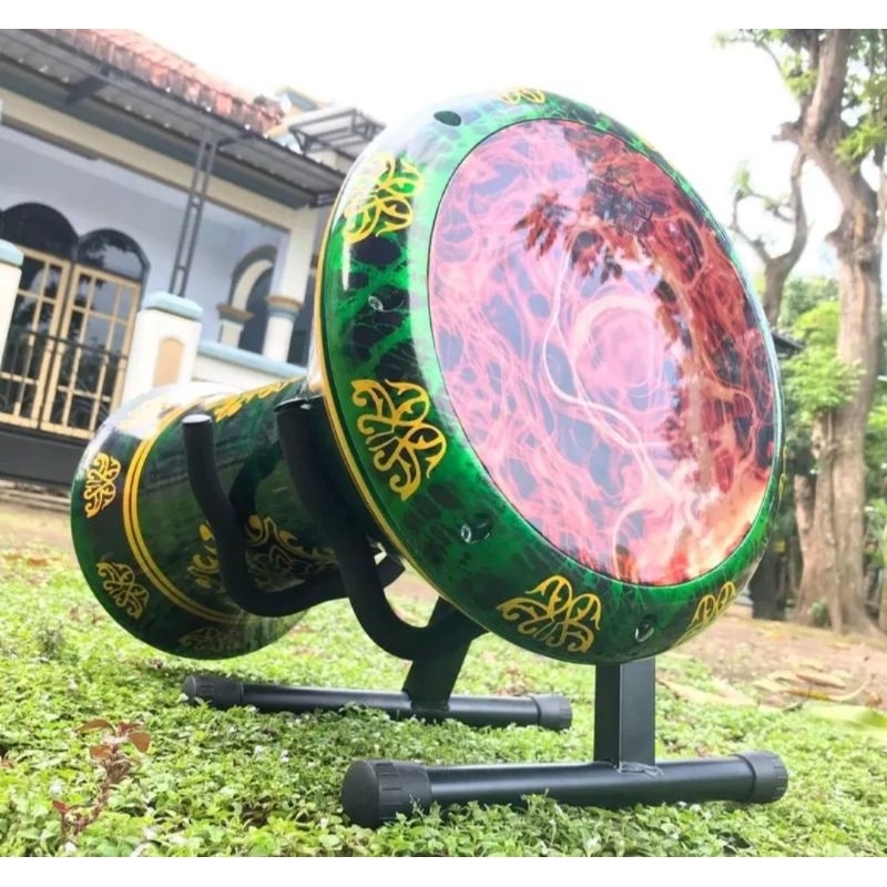 DARBUKA SOMBATY ORIGINAL UKURAN 9INC MIKA REMO FULLSET