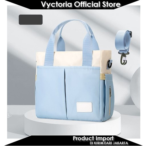 (COD) Vyctoria VOS2391 Tas Diaper Ibu Anak Kualitas Premium Import JT2391 2391