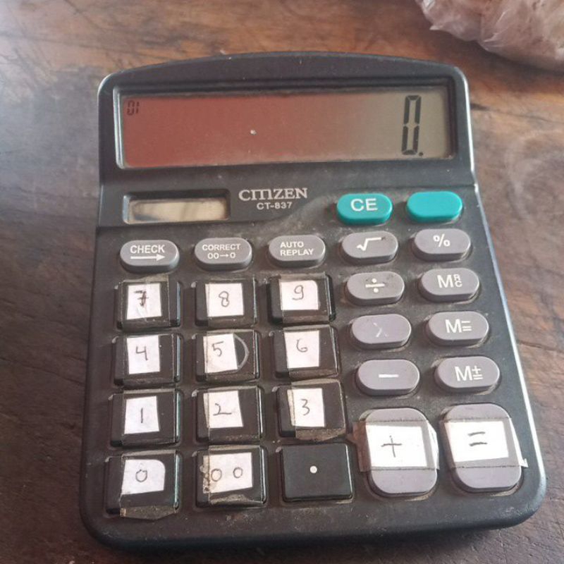 

Kalkulator citizen CT-837